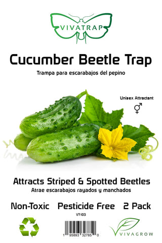 VivaGrow VivaTrap VT-103 cucumber beetle trap pack ready for installation to protect crops.