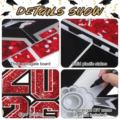 Vivantia 2026 yard sign metal H-stakes provide stable placement