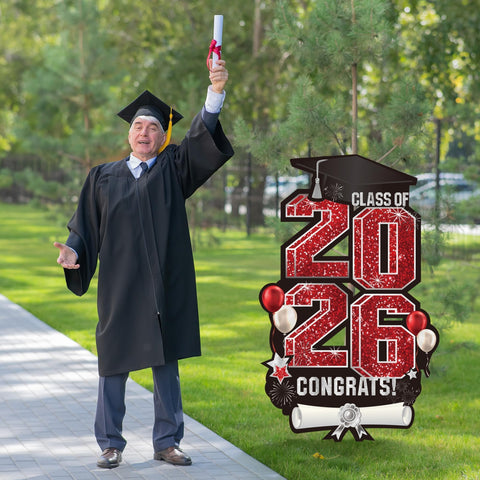 Vivantia 2026 yard sign outdoor display along garden or walkway