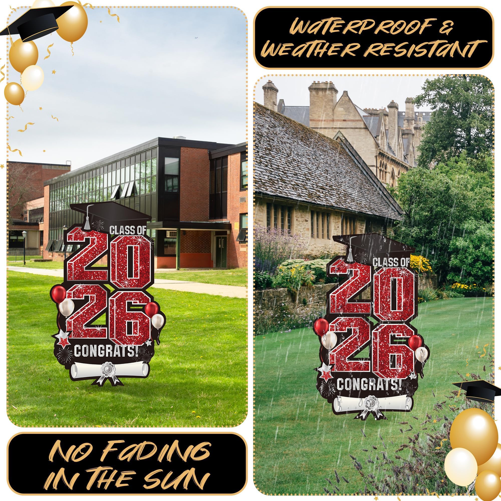 Vivantia 2026 yard sign waterproof material for all weather