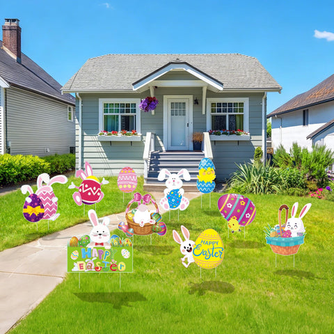 Vivantia Easter yard sign waterproof durable weatherproof material