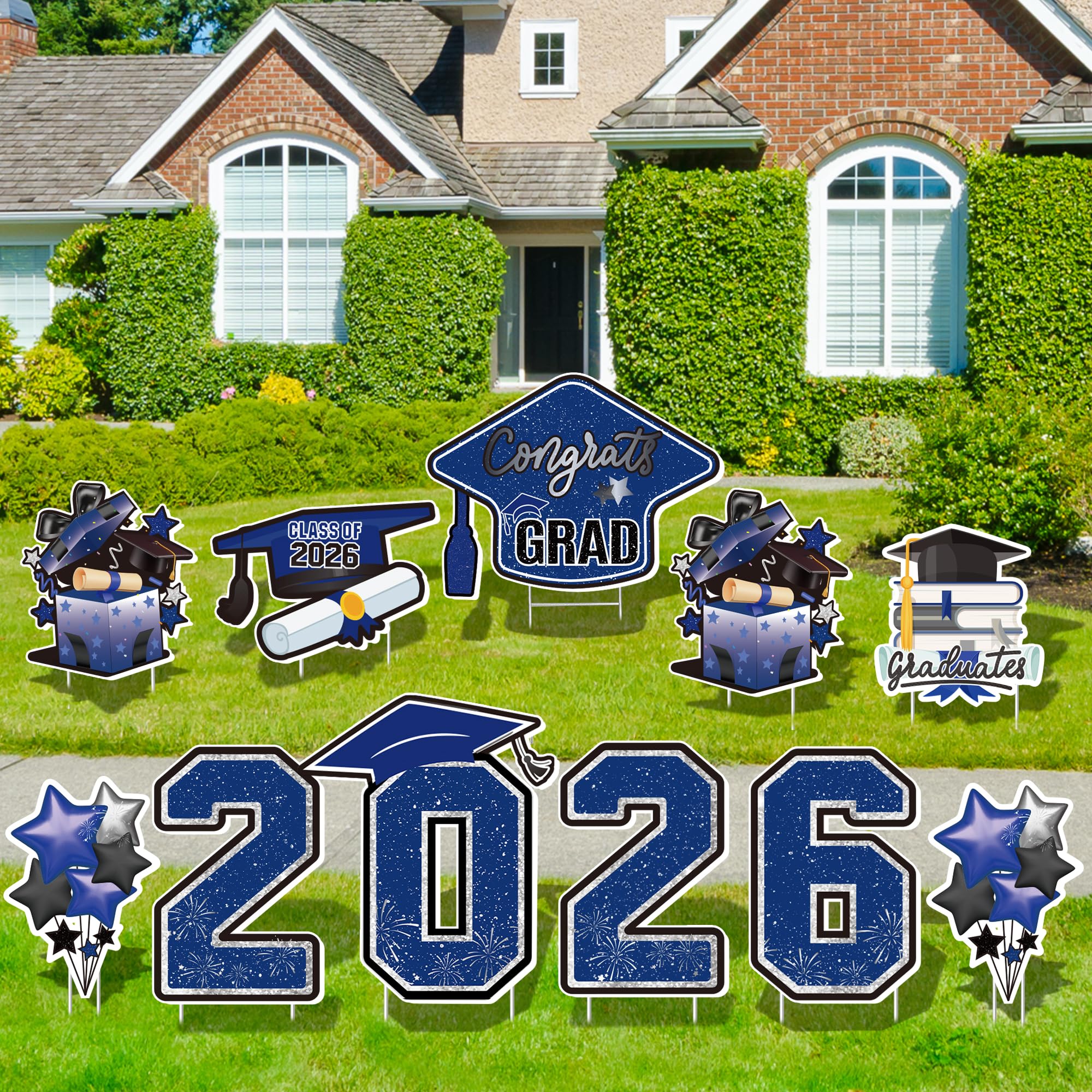 Vivantia large cap yard sign focal piece for graduation photos