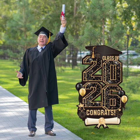 Ideal for lawns, walkways, and party venues during graduation celebrations.