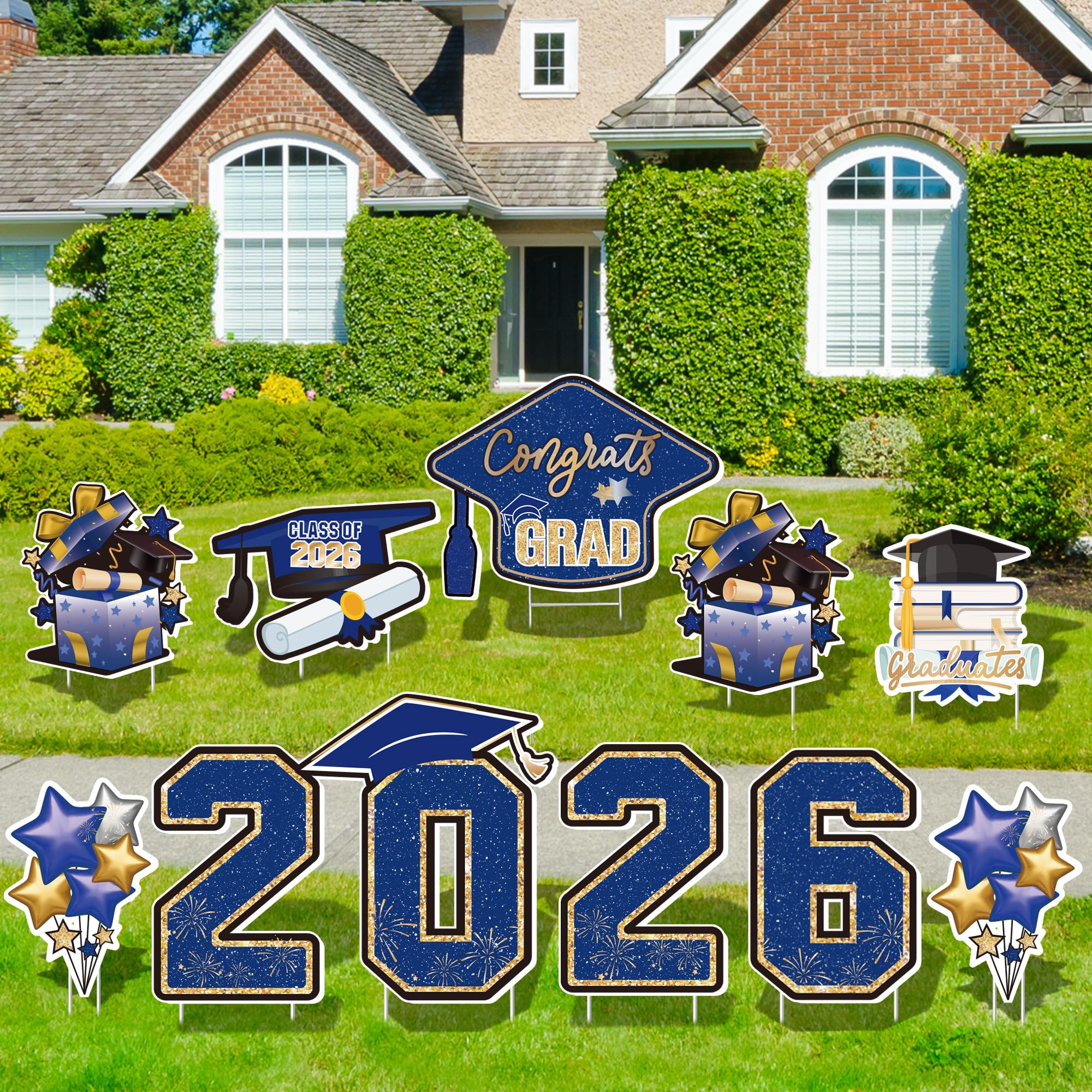 Vivantia outdoor yard sign collection with vibrant color options