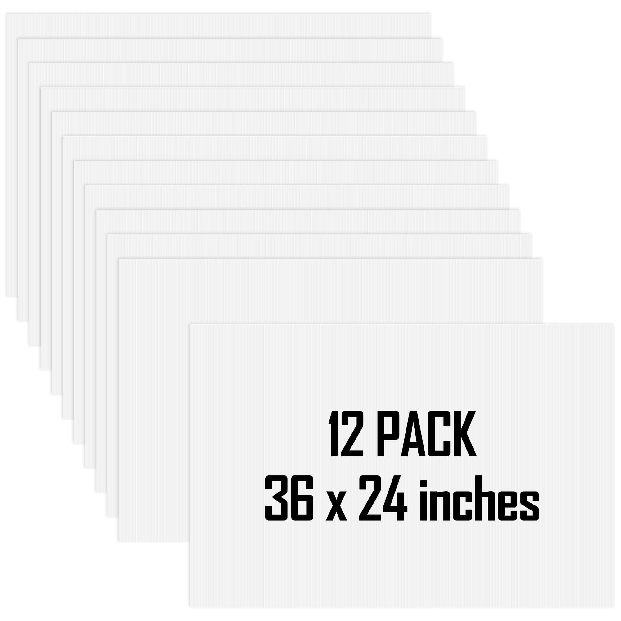Vivantia 24x36 blank yard sign front view with large customizable surface