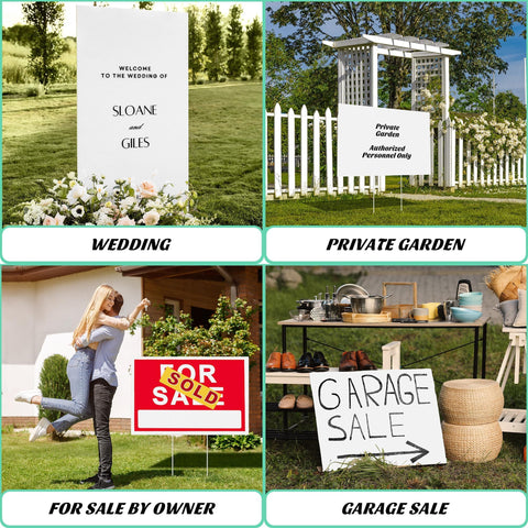 Vivantia yard sign suitable for both indoor and outdoor use