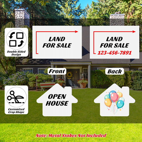 Vivantia oversized 24x36 inch yard sign ready for display