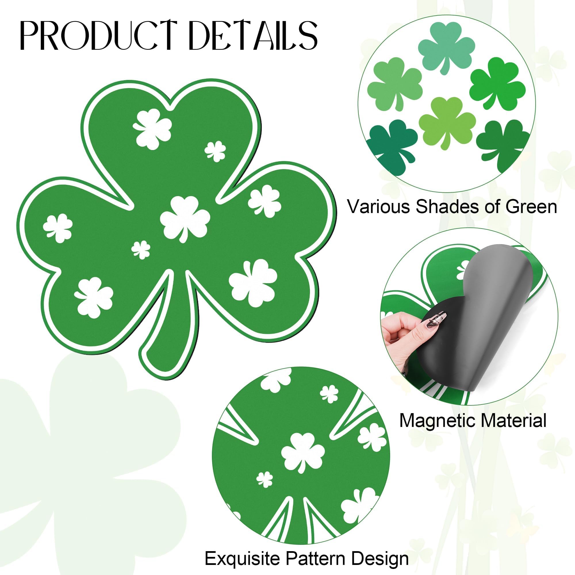 Vivantia small shamrock magnet 3-9x3-9 offers flexible placement options.