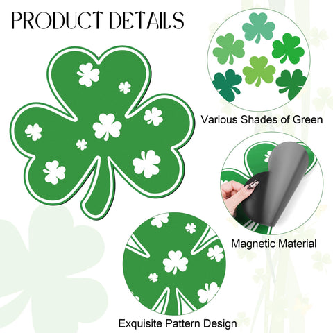 Vivantia small shamrock magnet 3-9x3-9 offers flexible placement options.