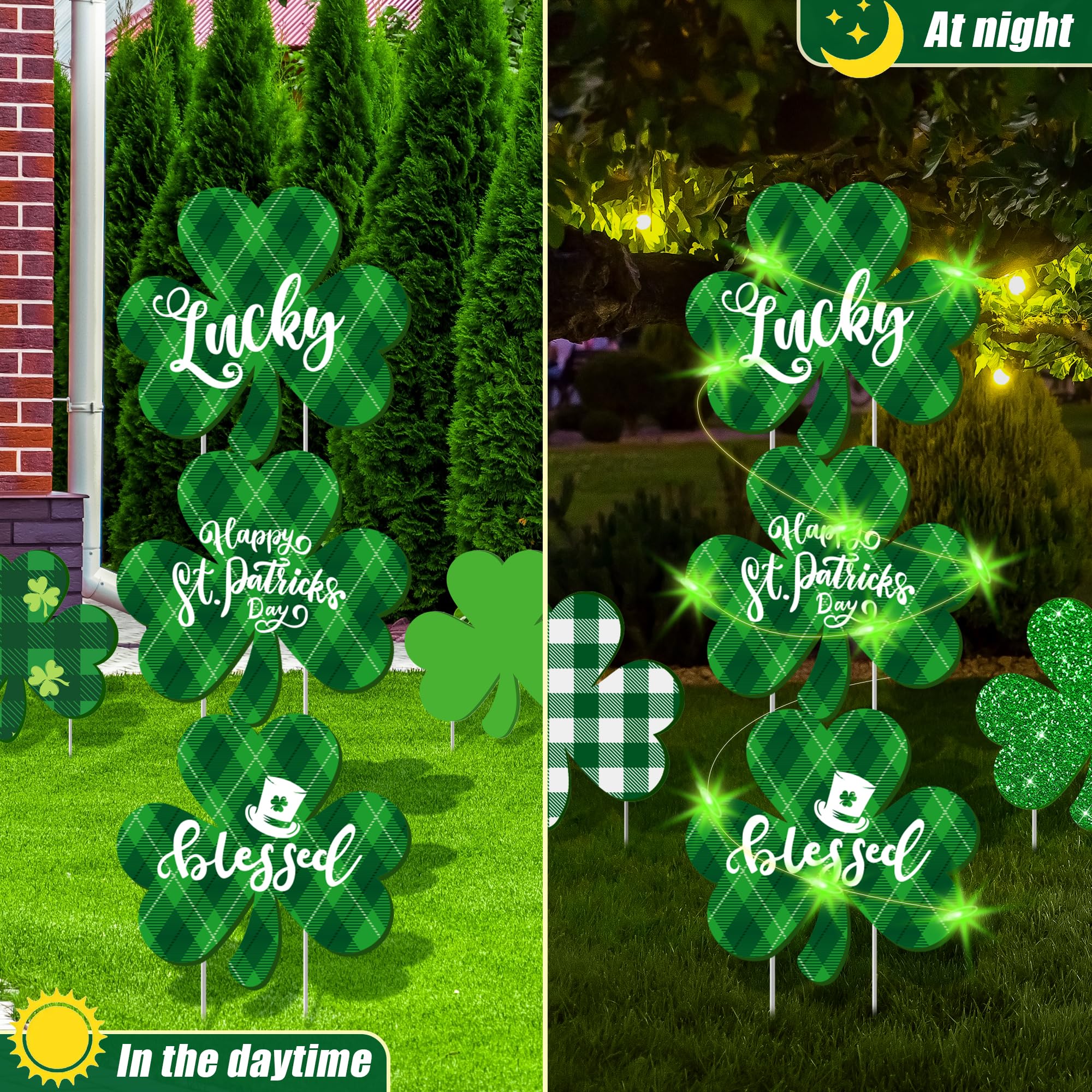 Vivantia sturdy stakes in two sizes secure the signs