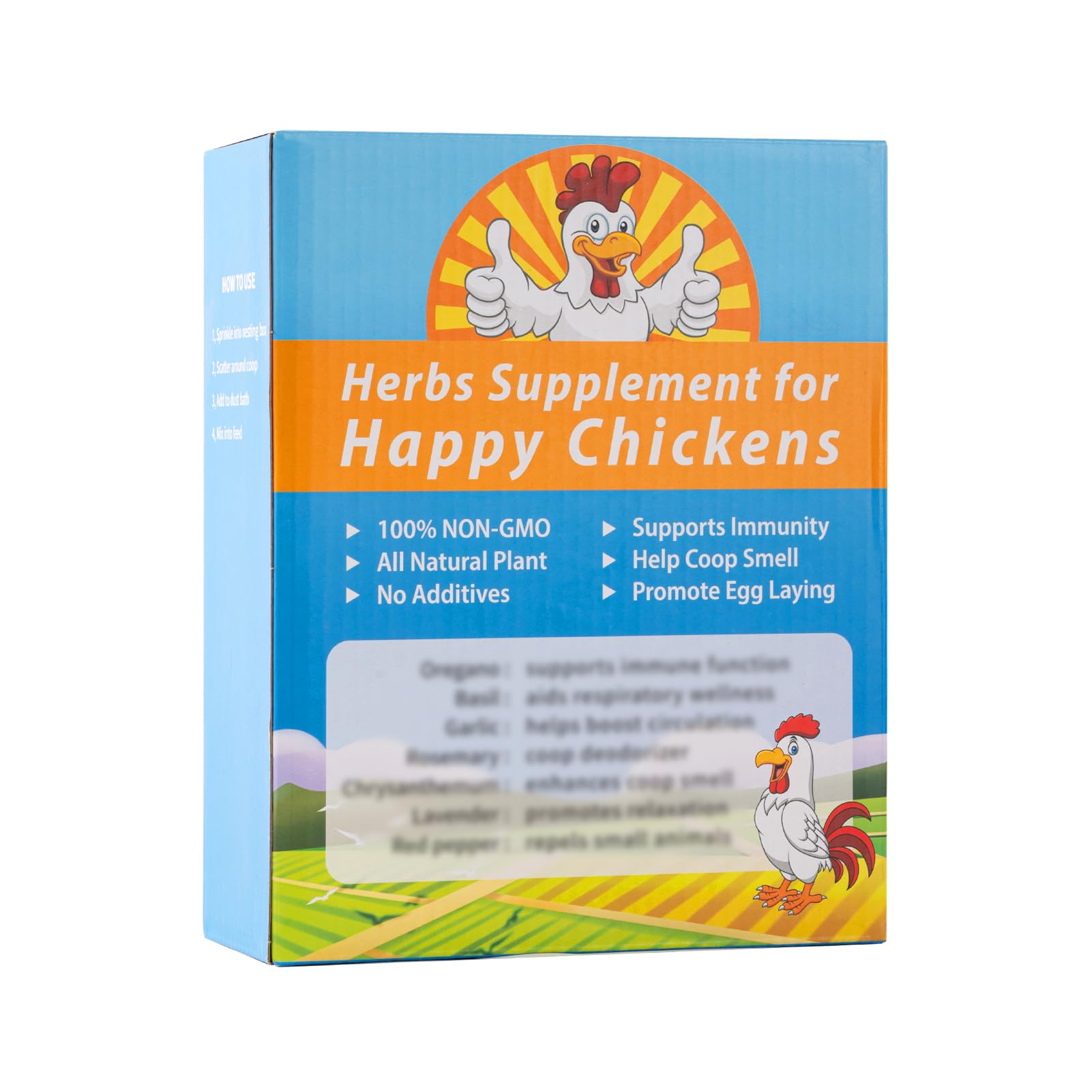 Vivaretio chicken nesting herbs and flowers chili mix for daily wellness and enrichment.