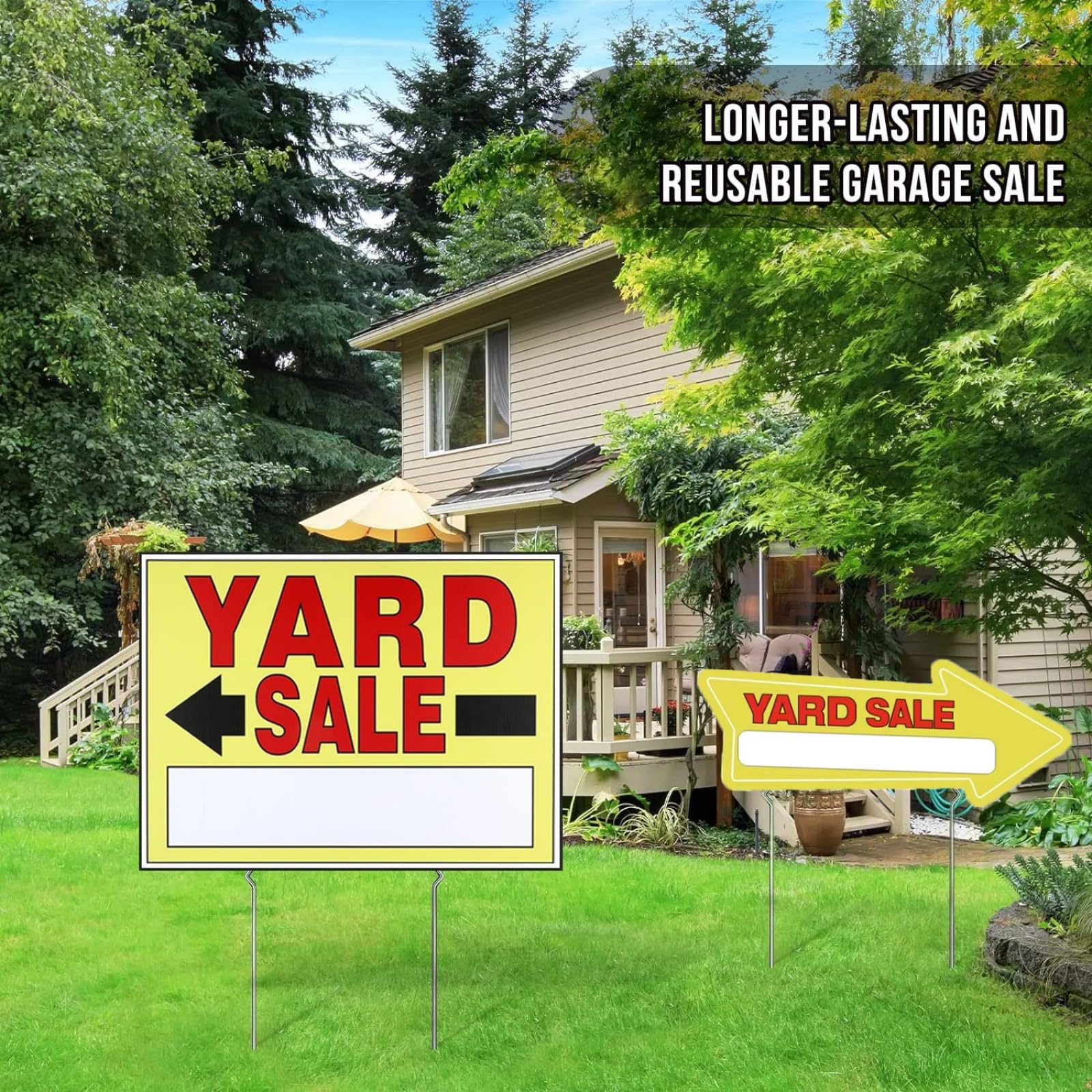 Vividsphere reusable yard-sale kit saves money and reduces waste over time.