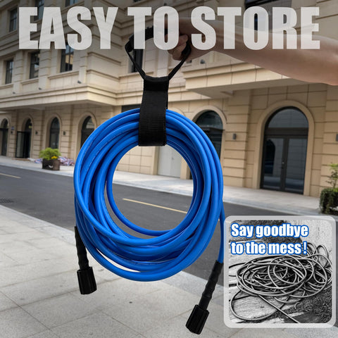 VividWash 3600 PSI rated hose handling demanding household cleaning jobs