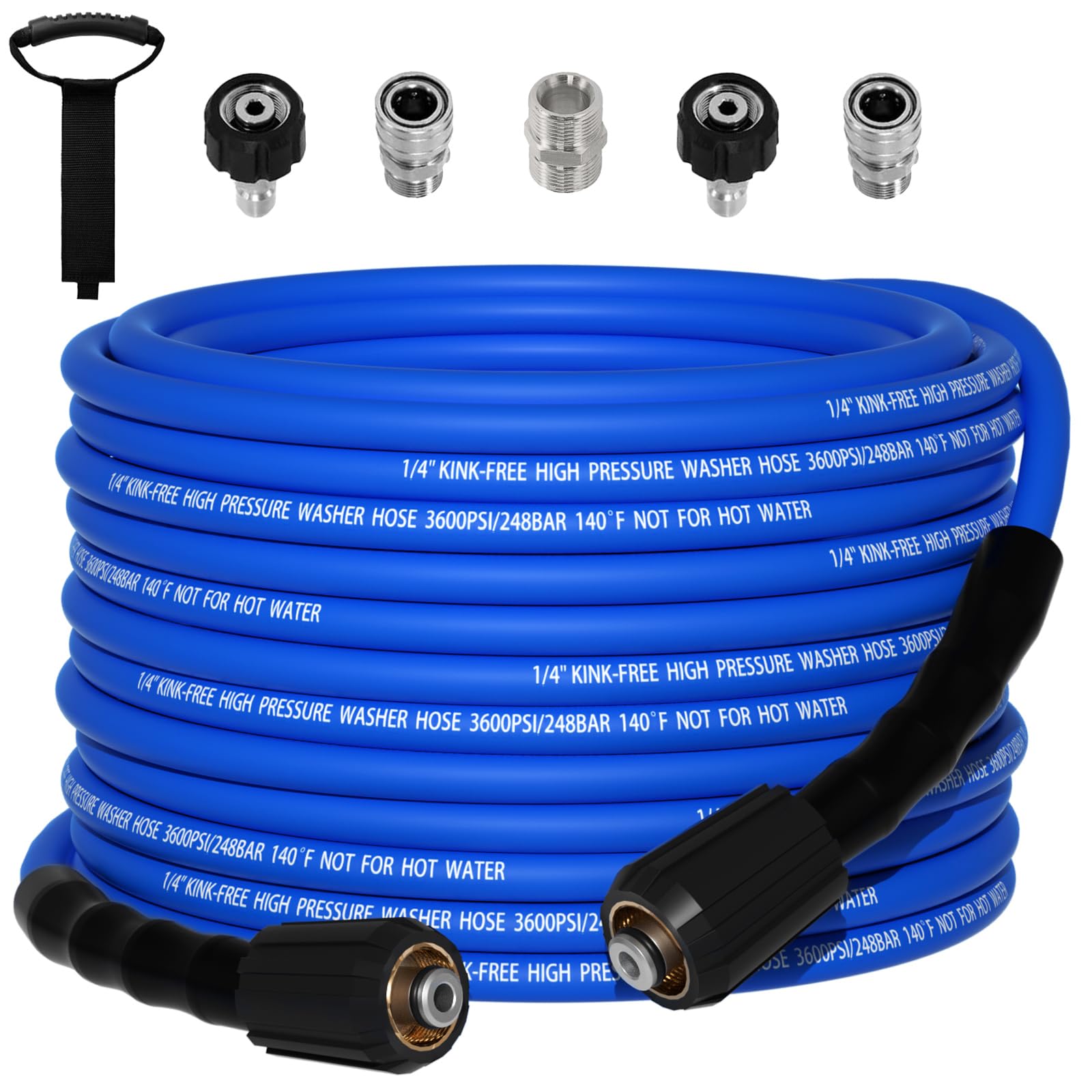 VividWash kink-free hose demonstrating flexible handling for easier cleaning tasks