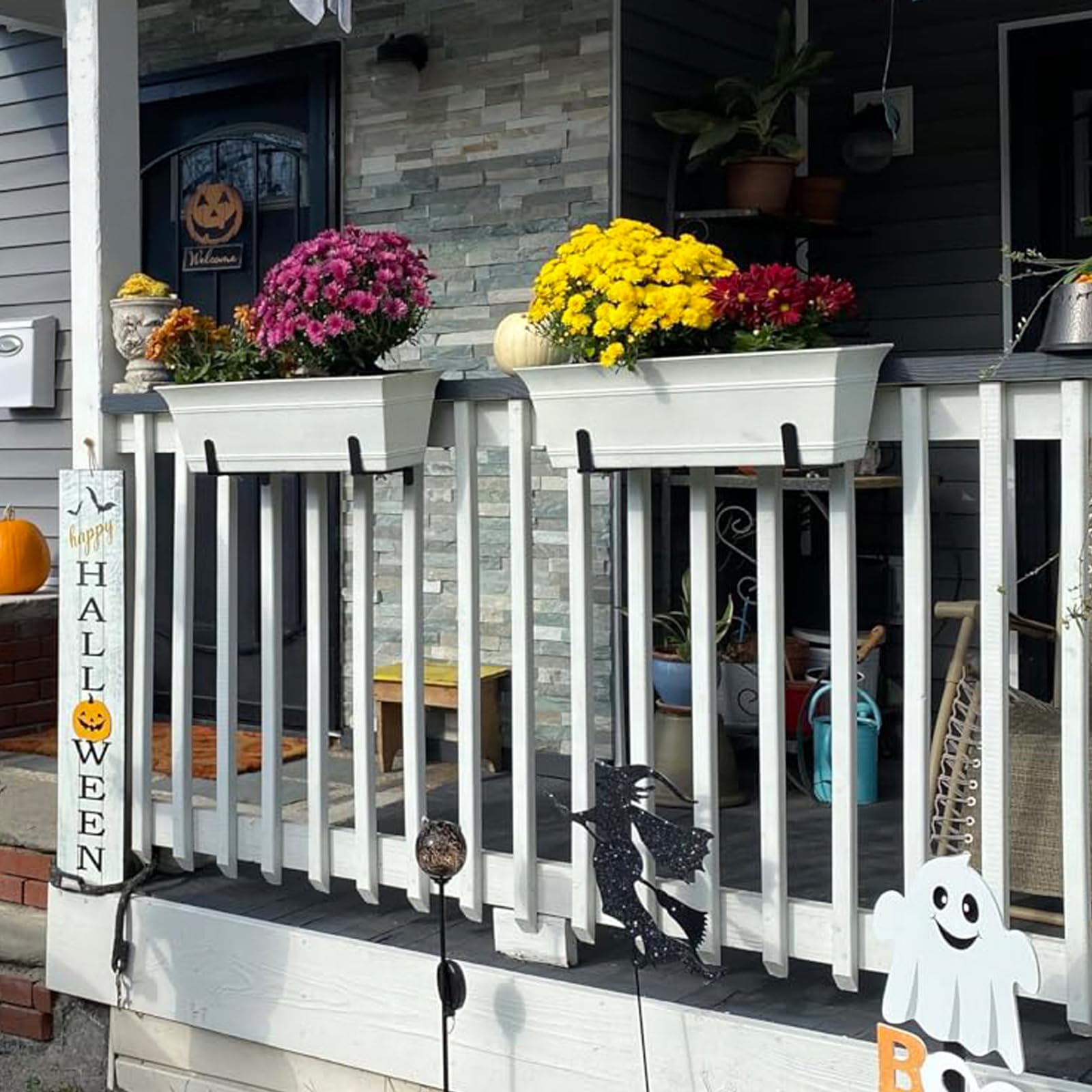 VIVIKEN Planter Box Brackets work indoors and outdoors for flexible placement.