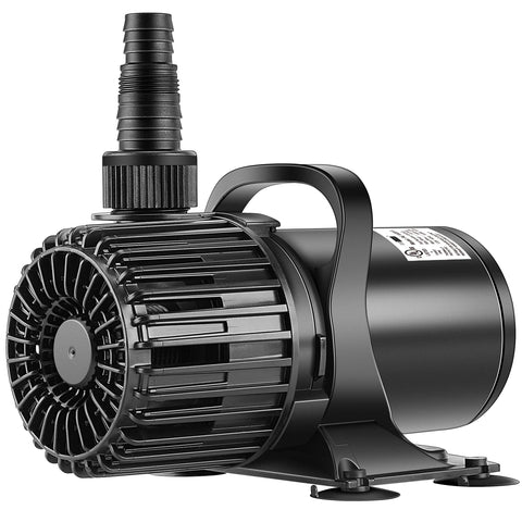 VIVOHOME 100W submersible pump powering ponds and tanks with steady water motion