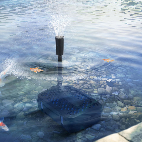 VIVOHOME 790GPH submersible pump powering up to 1320-gallon ponds.