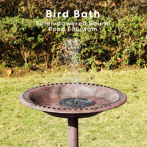 VIVOHOME bird bath 20-inch bowl for ample drinking and bathing space