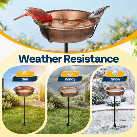 VIVOHOME detachable bowl-base design for quick cleaning and refills