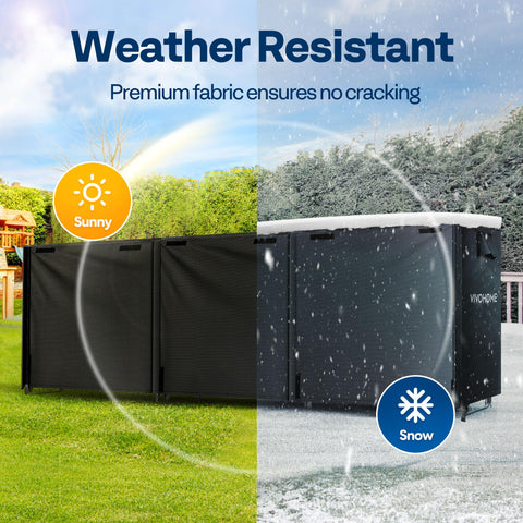 Vivohome cover close-up highlighting 600D Oxford fabric protection.