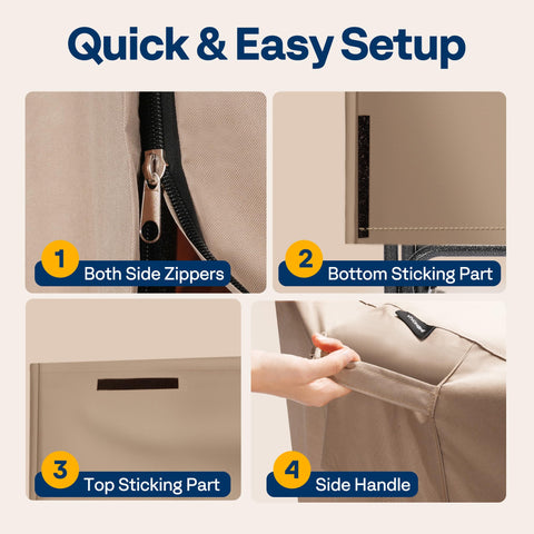 VIVOHOME cover air vents prevent condensation and ballooning.