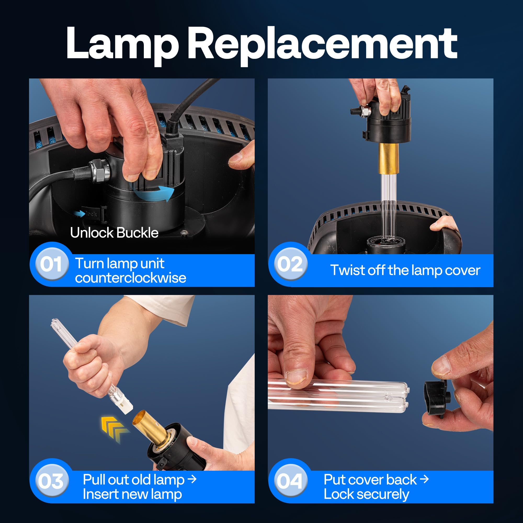 VIVOHOME plug-and-play setup for quick installation
