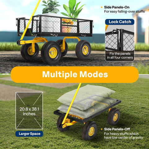 VIVOHOME pneumatic wheels reduce noise during transport