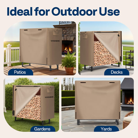 VIVOHOME rust-resistant finish protects against corrosion and fading.