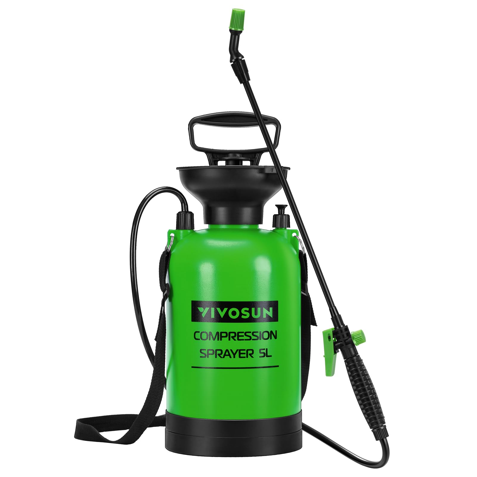 VIVOSUN 1.35-Gallon Pump Sprayer with adjustable nozzle for precise mist or stream application
