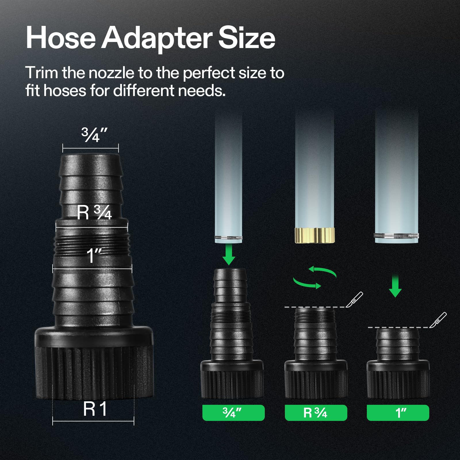 Low-noise operation from VIVOSUN pump suits ponds and aquariums.