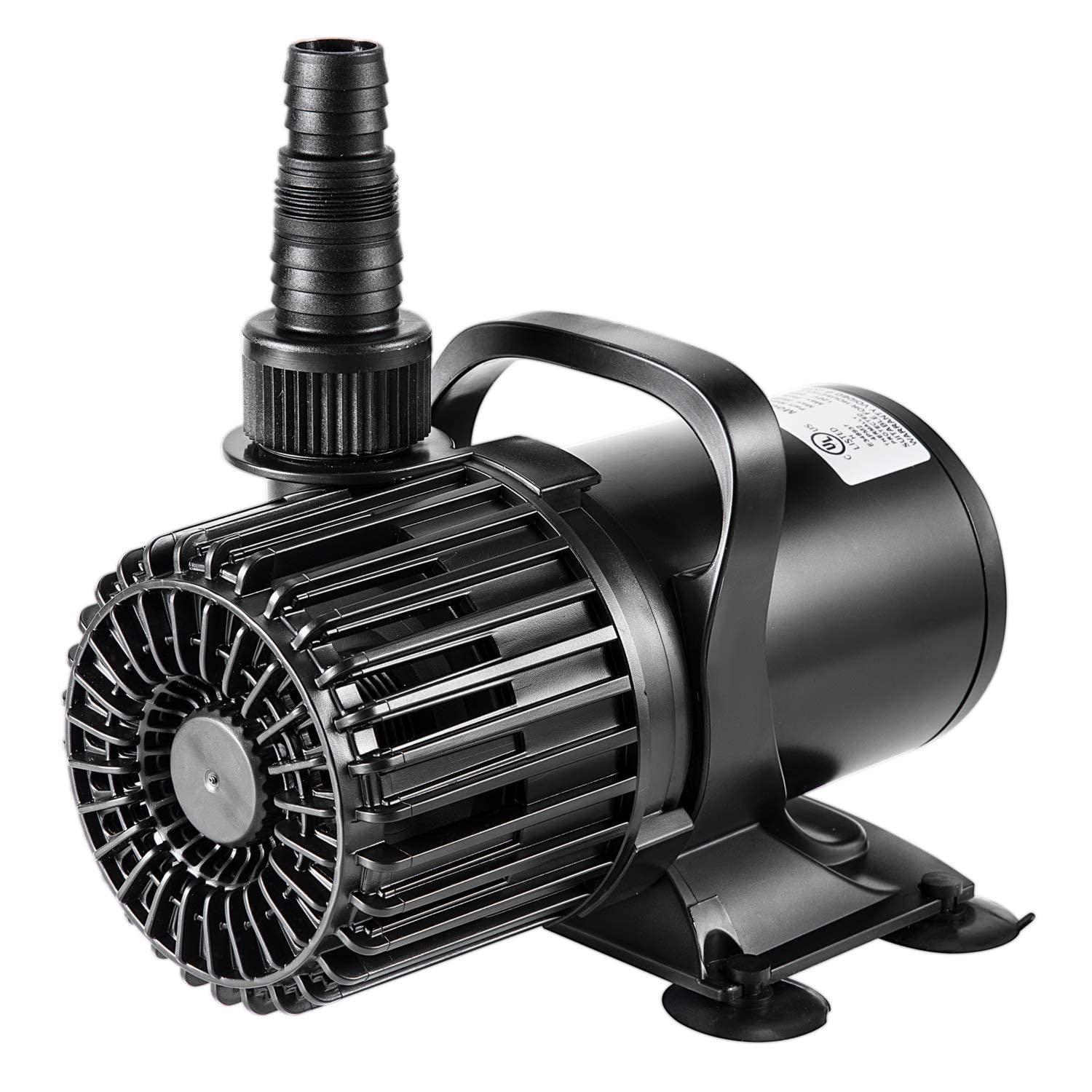 VIVOSUN 1600 GPH pump with adjustable outlet directs flow for ponds and fountains.