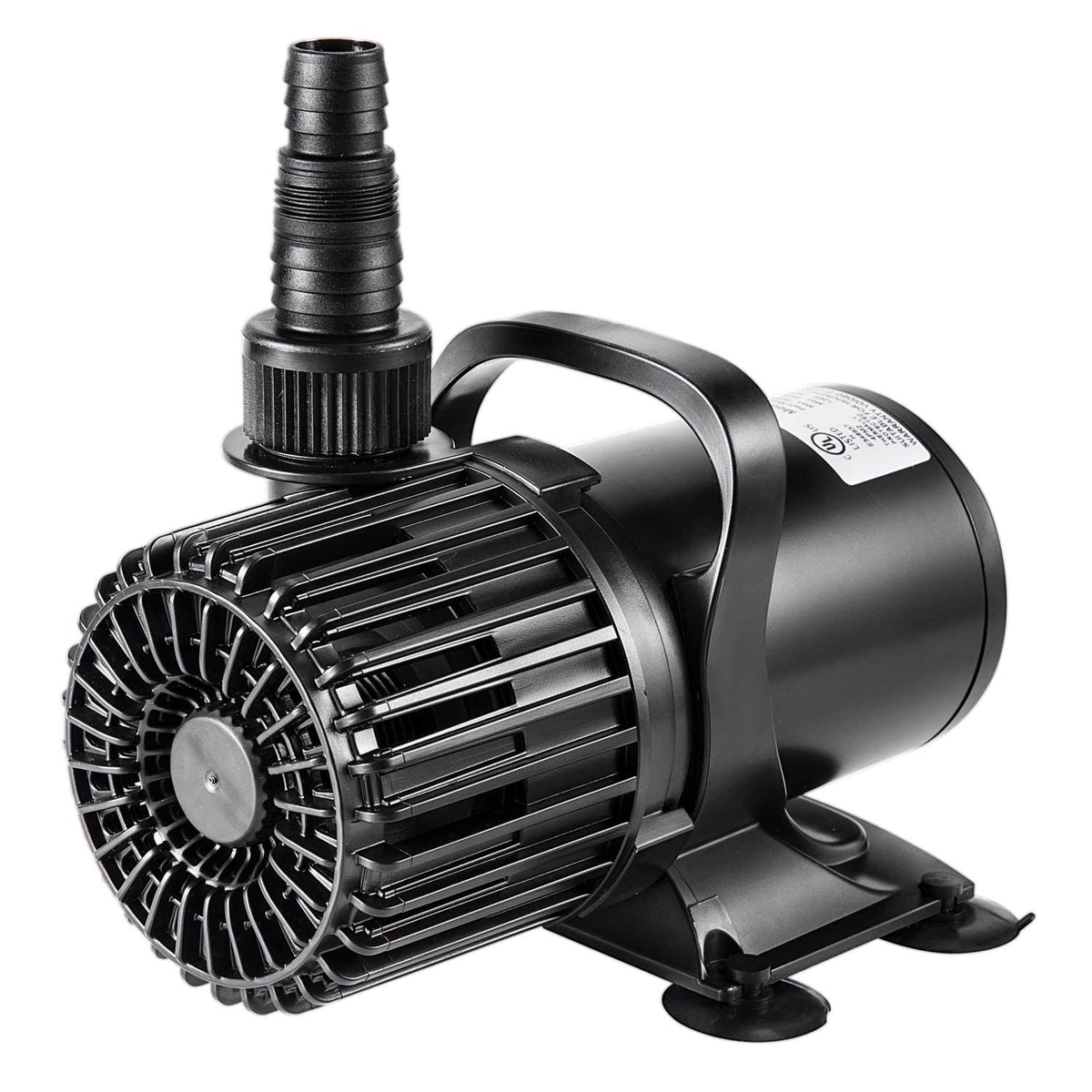 VIVOSUN 1600 GPH pump with adjustable outlet directs flow for ponds and fountains.