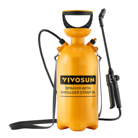 VIVOSUN 2.1gal pump sprayer ready for garden watering with durable construction