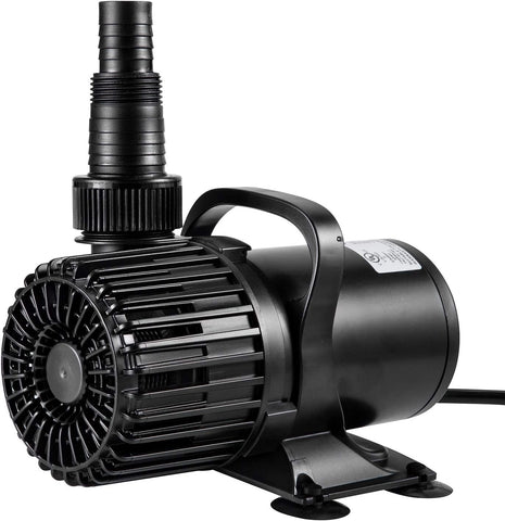 VIVOSUN 2700GPH submersible pump top view highlighting compact design for pond circulation