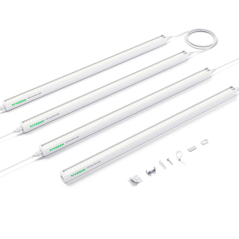 VIVOSUN 2ft grow lights full spectrum seedling strip for faster germination