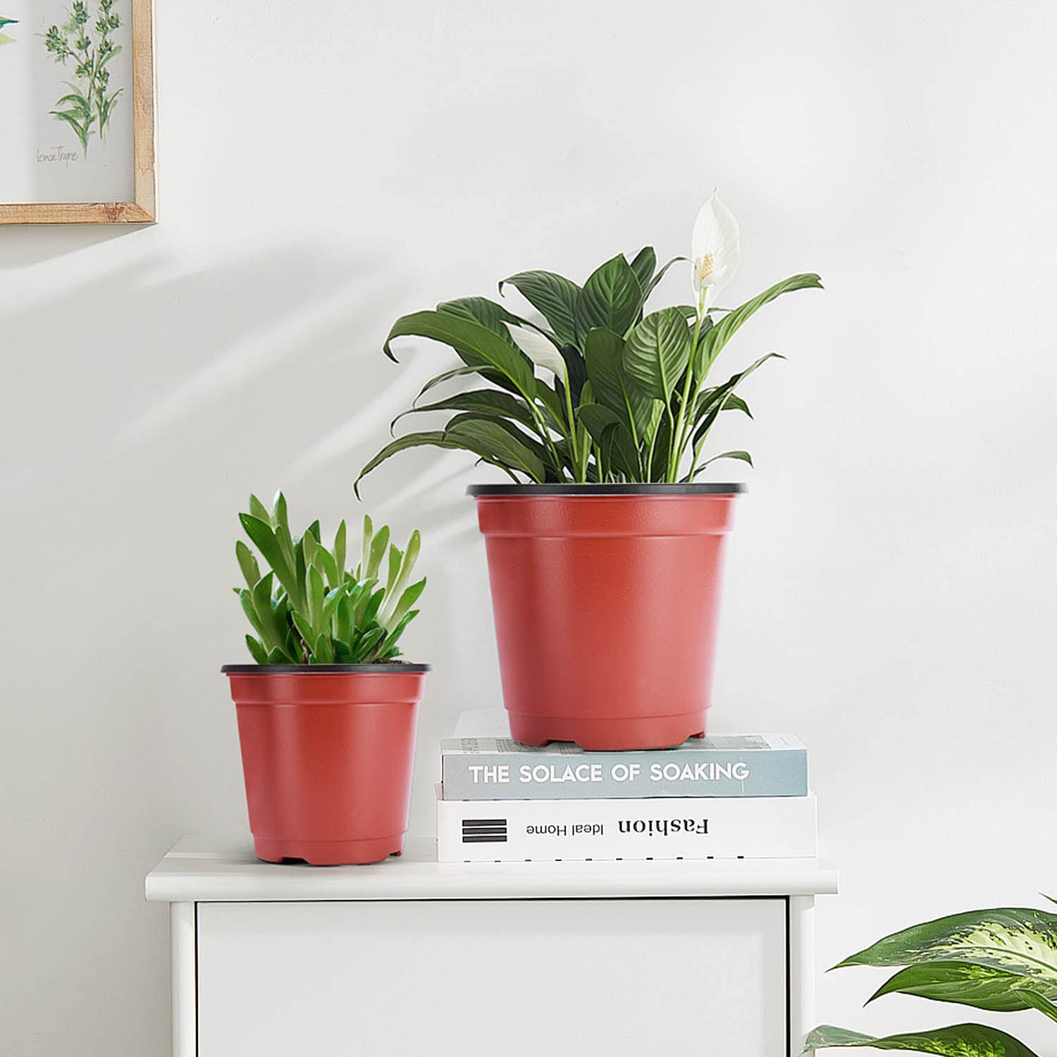 VIVOSUN 4-inch pot suits indoor gardening and starter beds.