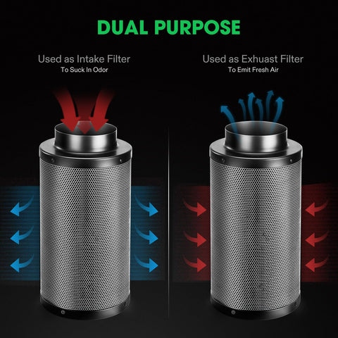 VIVOSUN reversible flange and base for thorough filtration and longevity.