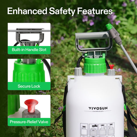 VIVOSUN 50-inch hose reaches distant plants with ease.
