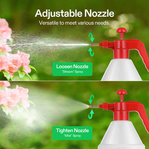VIVOSUN adjustable brass nozzle enables versatile spraying options for plants and cleaning