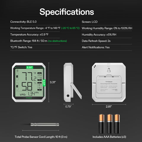 Two-year data storage with export options for history