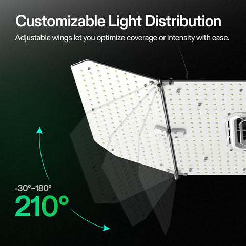 VIVOSUN AW200SE integrated fan close up highlighting airflow design.