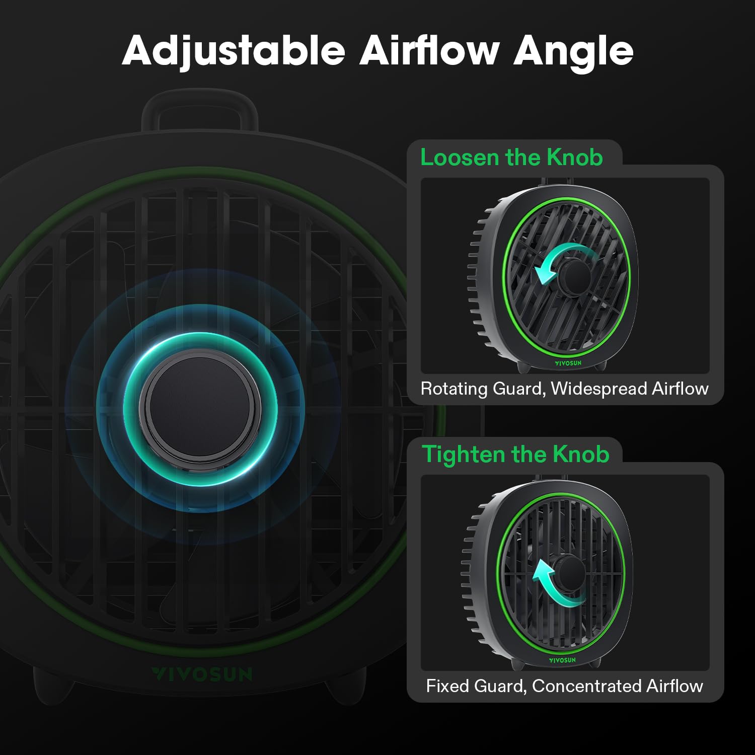 Detachable hook on VIVOSUN AeroWave D4 enables flexible mounting.