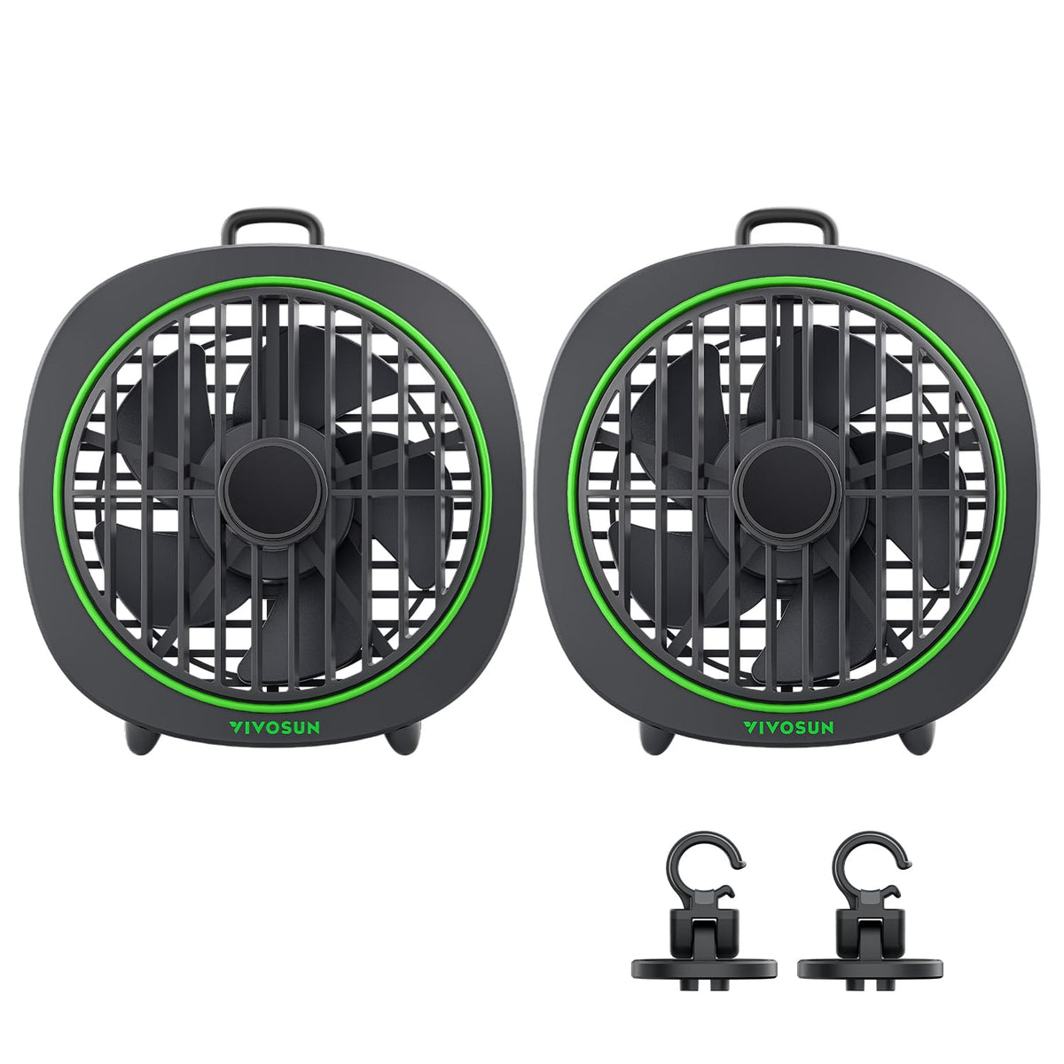 VIVOSUN AeroWave D4 clip fan setup for grow tent airflow and cooling.