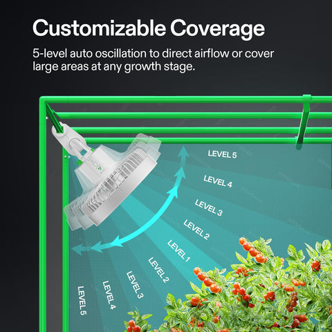 VIVOSUN AeroWave E6 WiFi setup enables convenient fan control from anywhere.