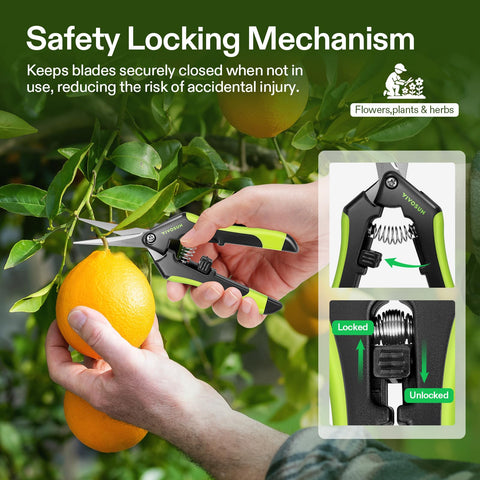 VIVOSUN ambidextrous design for both hands while pruning