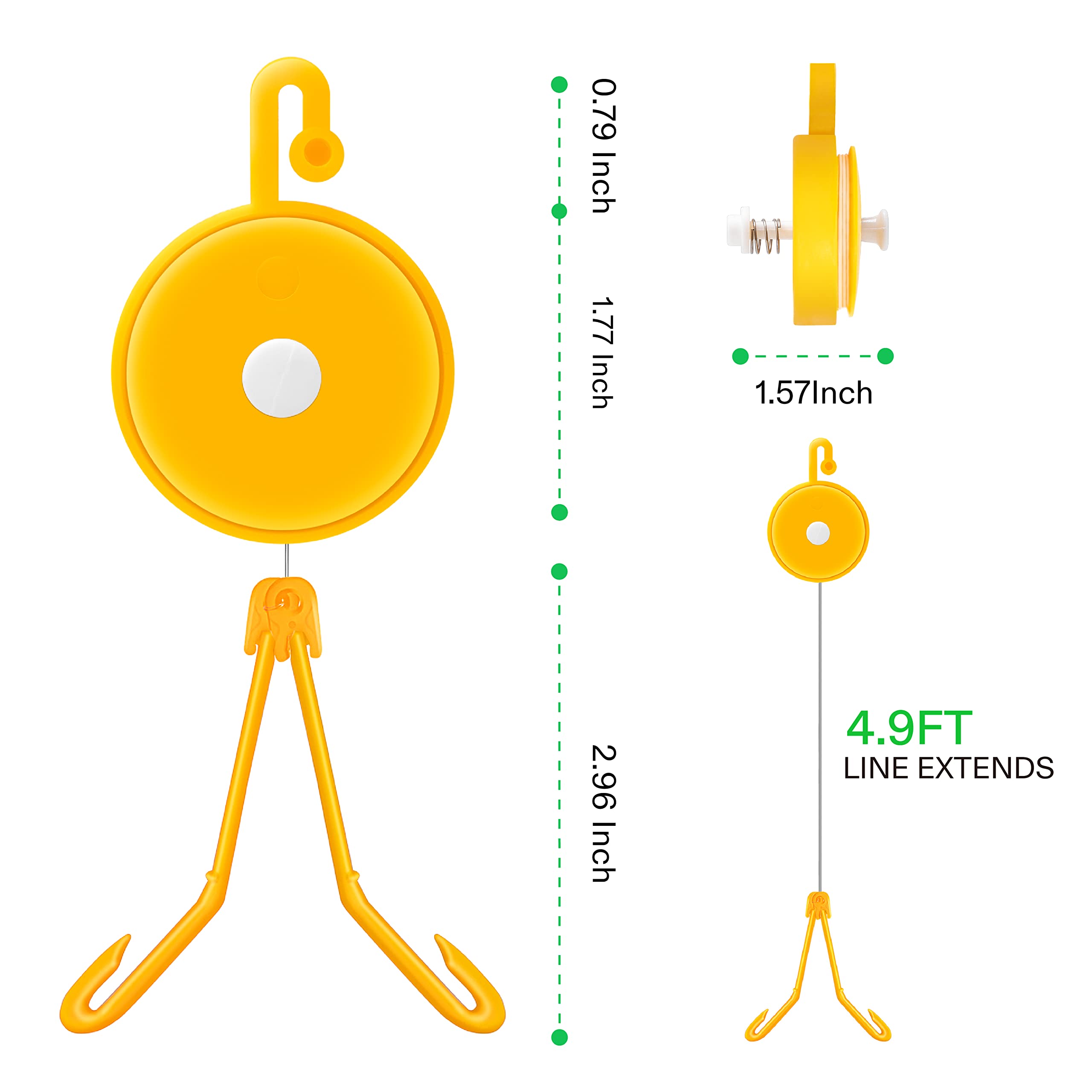 VIVOSUN automatic tightening mechanism adjusts string as plants grow