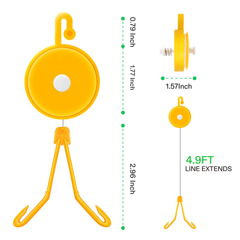VIVOSUN automatic tightening mechanism adjusts string as plants grow