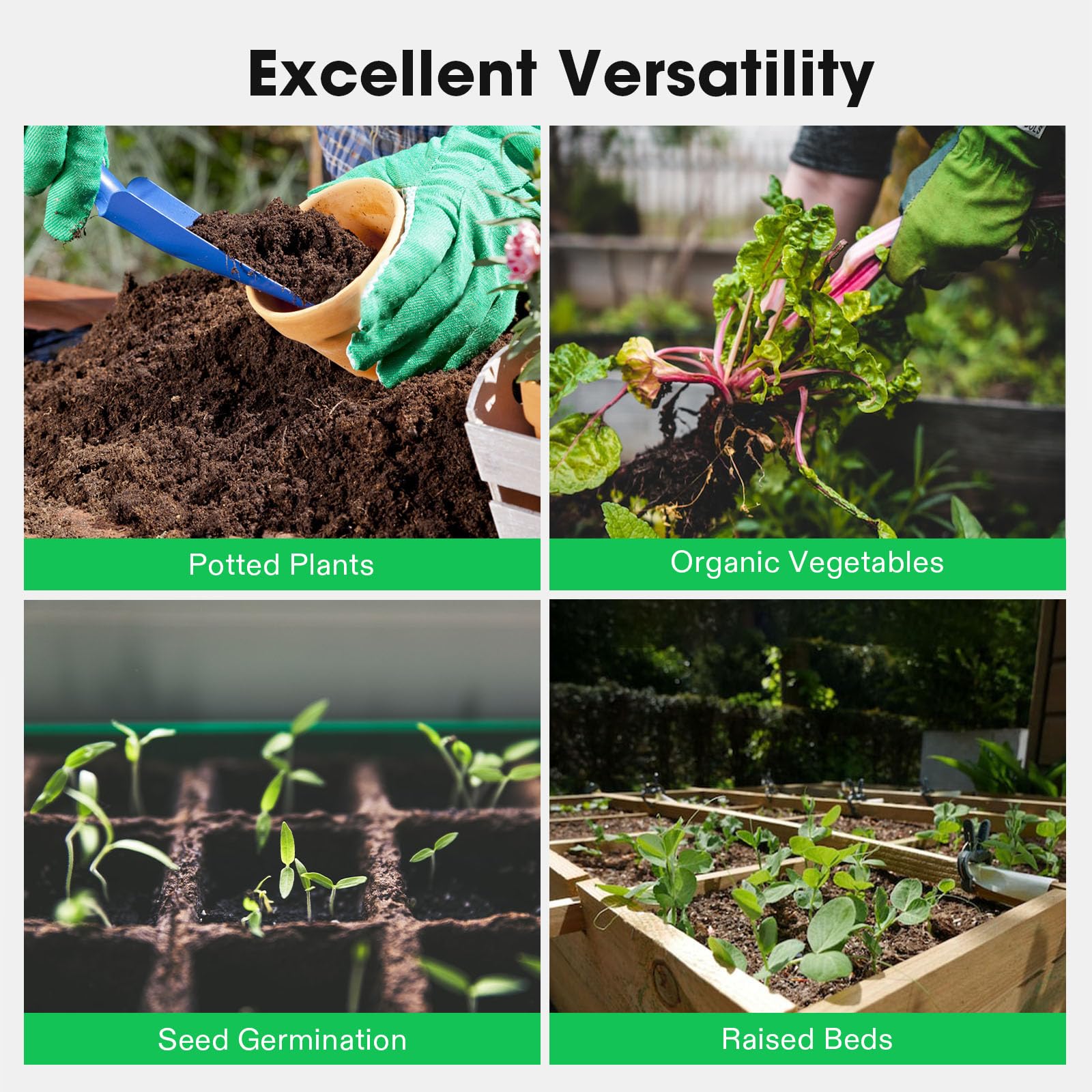 VIVOSUN Coco Coir Brick is suitable for indoor and outdoor planting tasks.