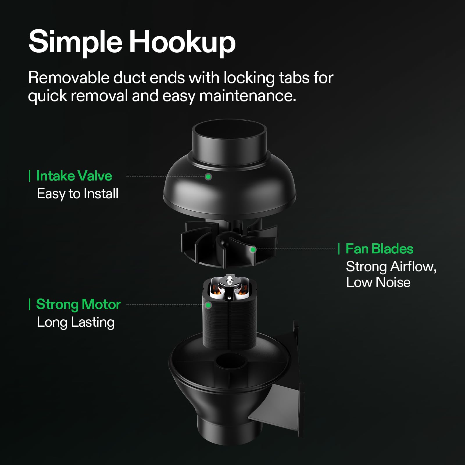 VIVOSUN D4 in grow tent use demonstrates enhanced air exchange.