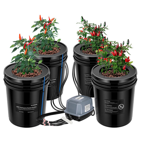 VIVOSUN DWC top drip kit view for efficient nutrient circulation and root absorption